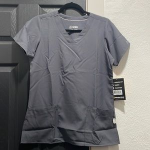 Wonderwink W123 XS Womens V-Neck Scrub Top- new with tags
